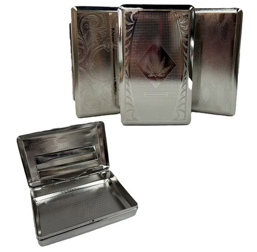 Metal cigarette case hard - case,
