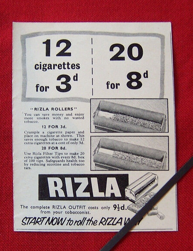 Rizla cigarette papers rolling - rizla,