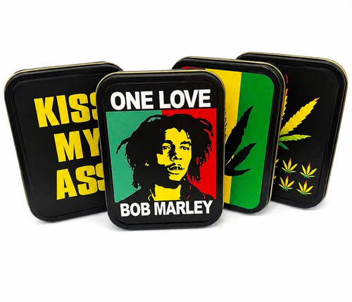 Novelty metal cigarette tin - cigarette,